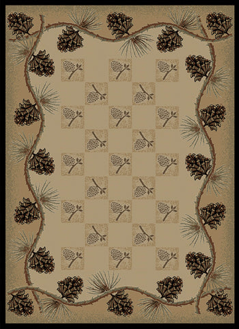 PINE BLUFF BEIGE - LODGE KING COLLECTION - STOCK ITEM